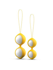 BOLAS KEGEL BFIT CLASSIC DORADO CON PESAS INTERCAMBIABLES DE LA MARCA B SWISH