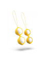 BOLAS KEGEL BFIT CLASSIC DORADO CON PESAS INTERCAMBIABLES DE LA MARCA B SWISH
