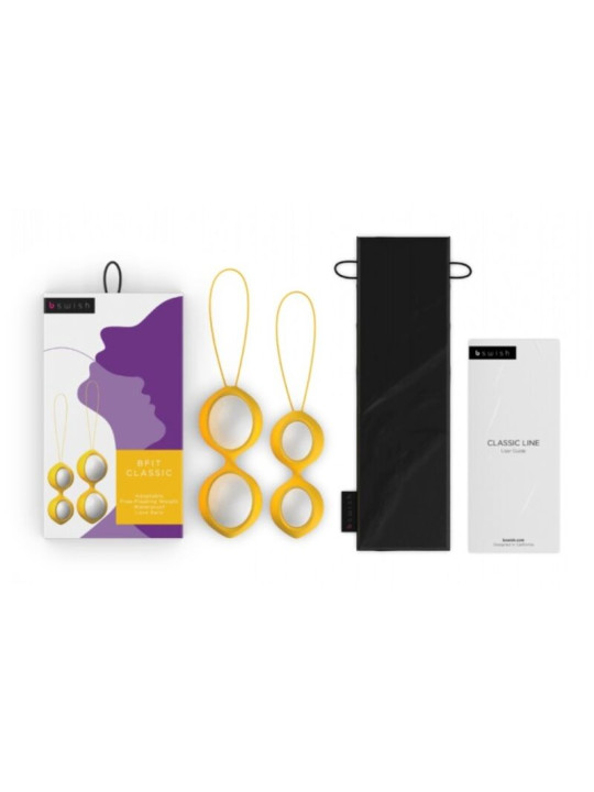 BOLAS KEGEL BFIT CLASSIC DORADO CON PESAS INTERCAMBIABLES DE LA MARCA B SWISH