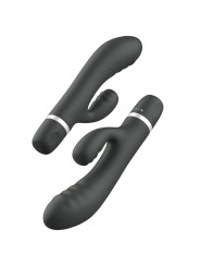 VIBRADOR CLÁSICO SILICONA NEGRO 5 FUNCIONES DE LA MARCA B SWISH