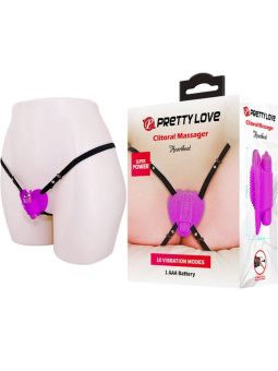 VIBRADOR CLITORIS 10 MODOS HEARTBEAT PRETTY LOVE MORADO DE LA MARCA PRETTY LOVE FLIRTATION