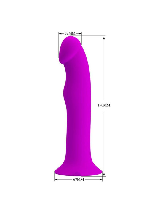 MURRAY VIBRADOR Y ESTIMULADOR PUNTO G MORADO DE LA MARCA PRETTY LOVE FLIRTATION