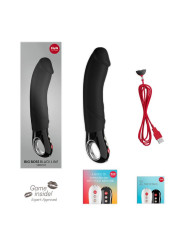 VIBRADOR BIG BOSS NEGRO FLEXIFUN SILICONA SEGURA DE LA MARCA FUN FACTORY