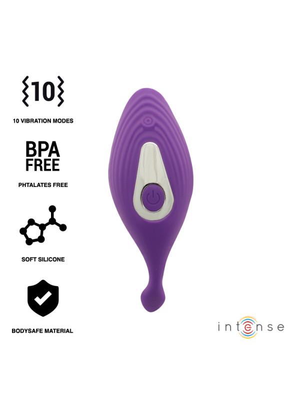 PANTY VIBRADOR CONTROL REMOTO INTENSE™ MORADO DE LA MARCA INTENSE FUN