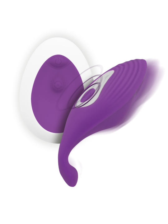 PANTY VIBRADOR CONTROL REMOTO INTENSE™ MORADO DE LA MARCA INTENSE FUN
