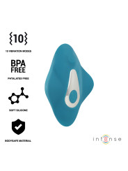 PANTY VIBRADOR CONTROL REMOTO AZUL INTENSE™ DE LA MARCA INTENSE FUN