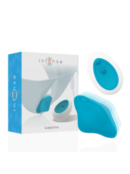 PANTY VIBRADOR CONTROL REMOTO AZUL INTENSE™ DE LA MARCA INTENSE FUN