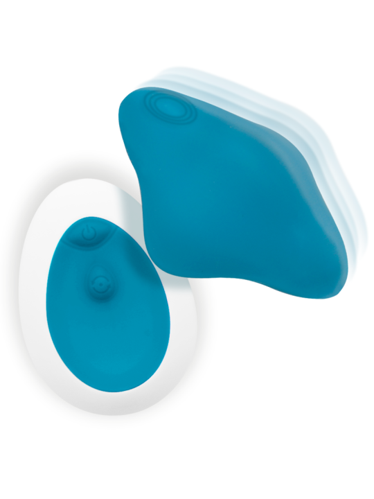 PANTY VIBRADOR CONTROL REMOTO AZUL INTENSE™ DE LA MARCA INTENSE FUN
