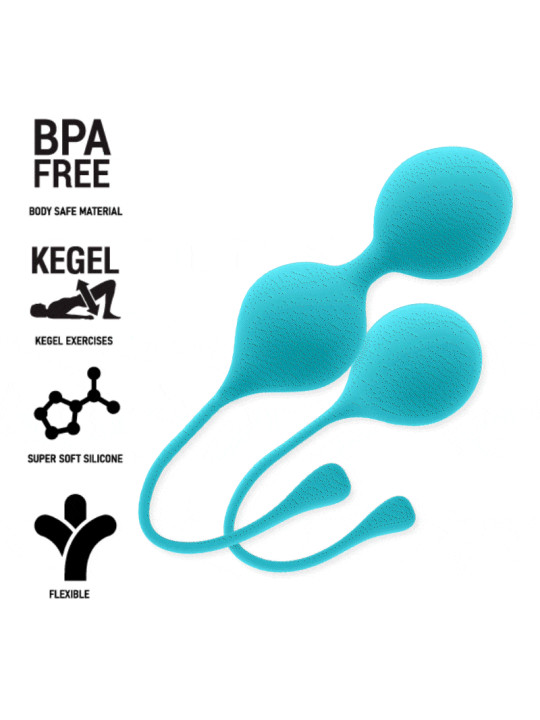BOLAS KEGEL SILICONA SUAVE ENTRENAMIENTO PÉLVICO DE LA MARCA INTENSE HEALTH & FUN