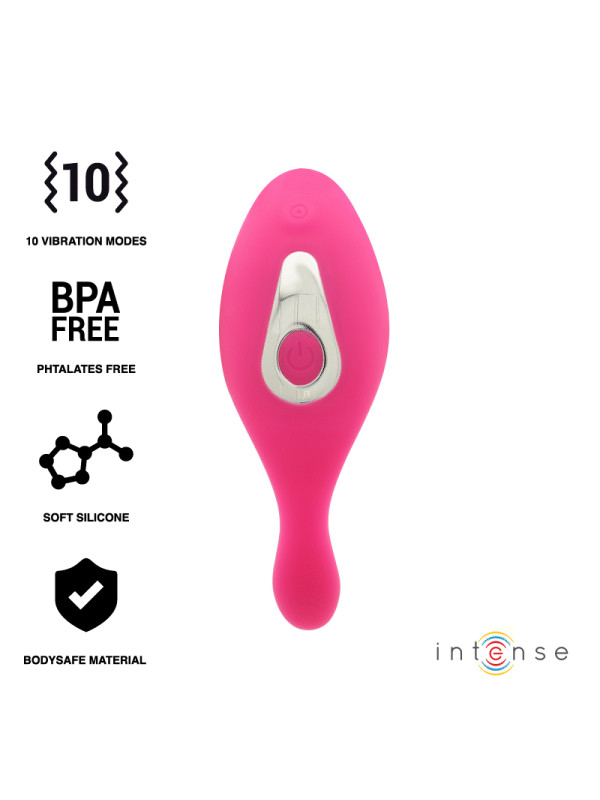 VIBRADOR PANTY CONTROL REMOTO ROSA INTENSE™ DE LA MARCA INTENSE FUN