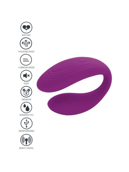 VIBRADOR PARA PAREJAS BOUND LOVE CON MANDO A DISTANCIA DE LA MARCA XOCOON