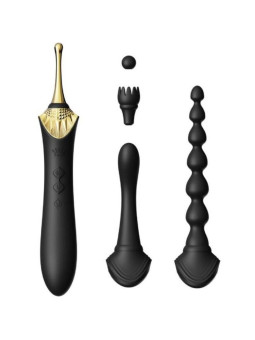 BESS 2 MASAJEADOR VIBRADOR CON CALENTAMIENTO Y PERLAS DE LA MARCA ZALO