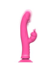 VIBRADOR RABBIT JULIO SILICONA ROSA 30 MODOS DE LA MARCA INTENSE FUN