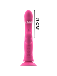 VIBRADOR RABBIT JULIO SILICONA ROSA 30 MODOS DE LA MARCA INTENSE FUN