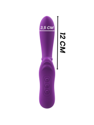 VIBRADOR FLEXIBLE HARRY CON LENGUA Y 20 MODOS MORADO DE LA MARCA INTENSE FUN