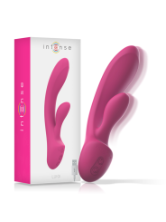 VIBRADOR RABBIT DOBLE ESTIMULACIÓN SILICONA ROSA LUIGI DE LA MARCA INTENSE FUN