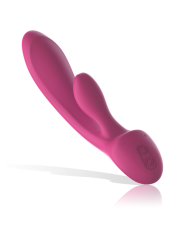 VIBRADOR RABBIT DOBLE ESTIMULACIÓN SILICONA ROSA LUIGI DE LA MARCA INTENSE FUN