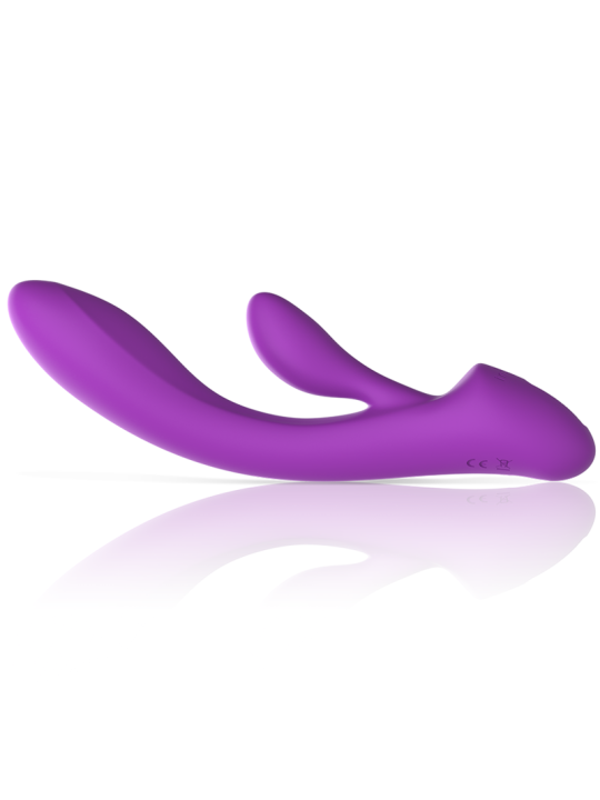 VIBRADOR RABBIT DOBLE ESTIMULACIÓN SILICONA LIQUIDA DE LA MARCA INTENSE FUN