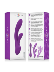 VIBRADOR RABBIT DOBLE ESTIMULACIÓN SILICONA LIQUIDA DE LA MARCA INTENSE FUN