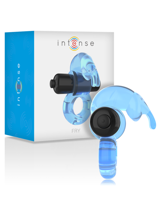 ANILLO VIBRADOR RABBIT AZUL PARA PAREJAS DE LA MARCA INTENSE COUPLES TOYS