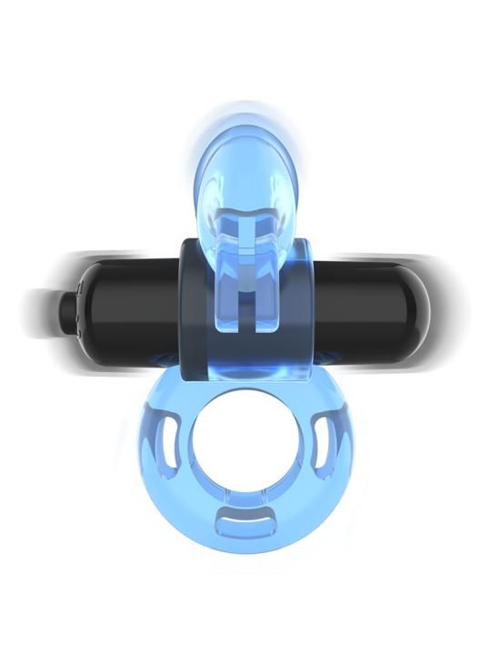 ANILLO VIBRADOR RABBIT AZUL PARA PAREJAS DE LA MARCA INTENSE COUPLES TOYS