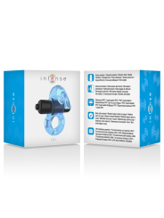 ANILLO VIBRADOR RABBIT AZUL PARA PAREJAS DE LA MARCA INTENSE COUPLES TOYS