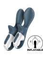 VIBRADOR ANAL INFLABLE SATISFYER BOOTY 2 GRIS DE LA MARCA SATISFYER VIBRATOR