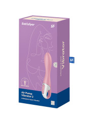 VIBRADOR INFLABLE SATISFYER AIR PUMP 2 ROSA DE LA MARCA SATISFYER VIBRATOR