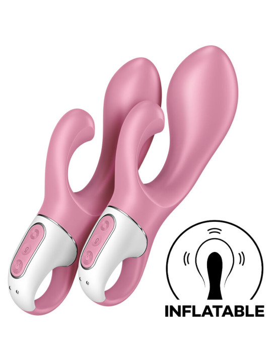 VIBRADOR RABBIT HINCHABLE SATISFYER AIR PUMP BUNNY 2 DE LA MARCA SATISFYER VIBRATOR