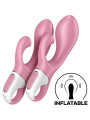 VIBRADOR RABBIT HINCHABLE SATISFYER AIR PUMP BUNNY 2 DE LA MARCA SATISFYER VIBRATOR