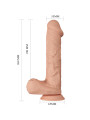 DILDO REALISTA 26 CM CON VENTOSA FLEXIBLE Y TEXTURA NATURAL DE LA MARCA BAILE DILDOS