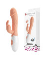 VIBRADOR CONEJO 30 MODOS CON ESTIMULADOR CLITORIS DE LA MARCA PRETTY LOVE