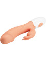 VIBRADOR CONEJO 30 MODOS CON ESTIMULADOR CLITORIS DE LA MARCA PRETTY LOVE