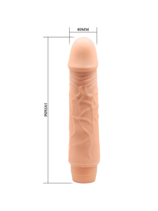 VIBRADOR REALISTICO BARBARA 20 CM CON VIBRACIONES DE LA MARCA BAILE VIBRATORS
