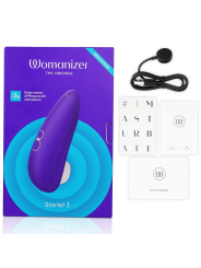 STARLET 3 ESTIMULADOR CLITORAL IMPERMEABLE USB DE LA MARCA WOMANIZER
