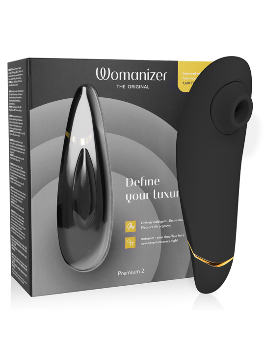ESTIMULADOR CLITORIS WOMANIZER PREMIUM 2 NEGRO DE LA MARCA WOMANIZER