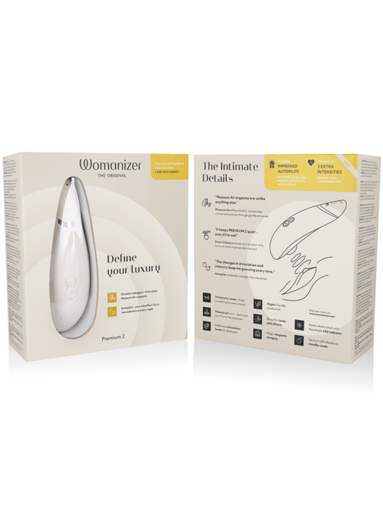 ESTIMULADOR CLITORIS WOMANIZER PREMIUM 2 GRIS DE LA MARCA WOMANIZER