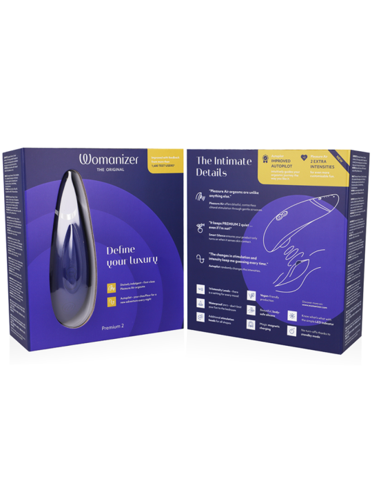 ESTIMULADOR CLITORIS WOMANIZER PREMIUM 2 SILENCIOSO DE LA MARCA WOMANIZER