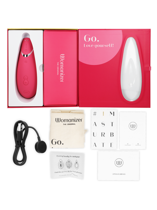 ESTIMULADOR CLITORIS WOMANIZER PREMIUM 2 FRAMBUESA DE LA MARCA WOMANIZER