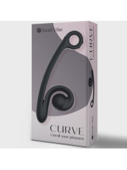 VIBRADOR CURVE PUNTO G Y CLÍTORIS SILICONA DE LA MARCA SNAIL VIBE
