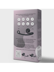 VIBRADOR CURVE PUNTO G Y CLÍTORIS SILICONA DE LA MARCA SNAIL VIBE