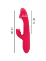 VIBRADOR RECARGABLE DUA CON LENGUA Y MOVIMIENTO UP & DOWN DE LA MARCA INTENSE FUN