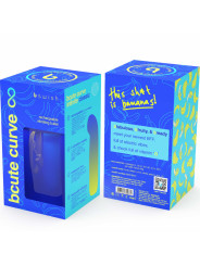 VIBRADOR BCUTE CURVE INFINITE SILICONA AZUL RECARGABLE DE LA MARCA B SWISH
