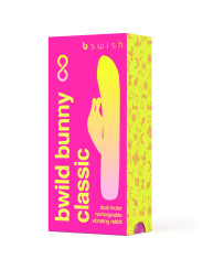 VIBRADOR RECARGABLE BUNNY INFINITE SILICONA ROSA 8 MODOS DE LA MARCA B SWISH