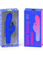 VIBRADOR RECARGABLE BWILD BUNNY INFINITE SILICONA AZUL DE LA MARCA B SWISH