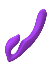 VIBRADOR DOBLE PENETRACION CONTROL REMOTO 9 NIVELES VIOLETA DE LA MARCA FANTASY FOR HER