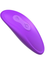 VIBRADOR DOBLE PENETRACION CONTROL REMOTO 9 NIVELES VIOLETA DE LA MARCA FANTASY FOR HER