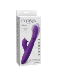 ESTIMULADOR CLITORIS CON FUNCION CALOR OSCILACION Y VIBRACION VIOLETA DE LA MARCA FANTASY FOR HER