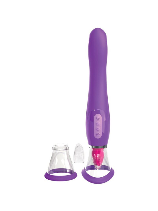 SUCCIONADOR CLITORIS LENGUA ESTIMULADORA VIOLETA DE LA MARCA FANTASY FOR HER