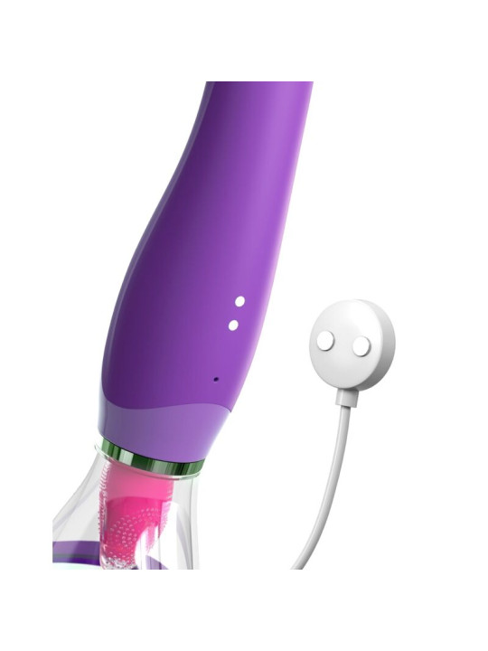 SUCCIONADOR CLITORIS LENGUA ESTIMULADORA VIOLETA DE LA MARCA FANTASY FOR HER